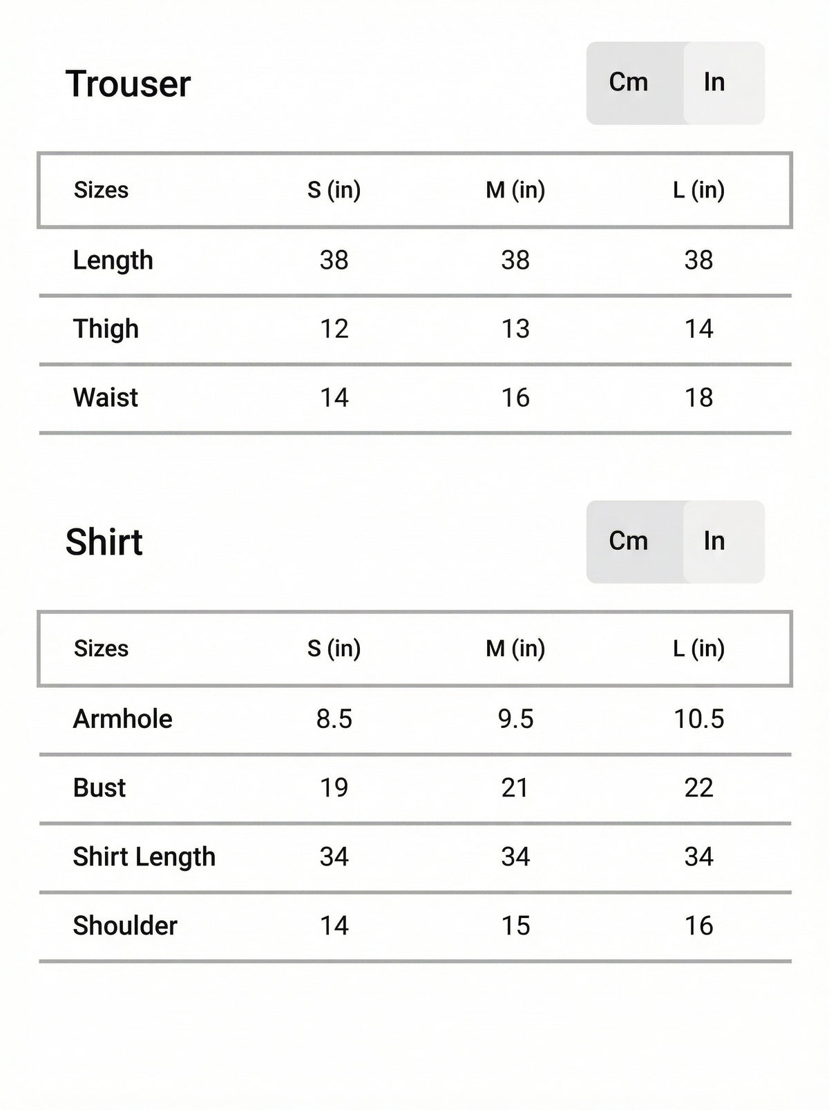Size chart for Embroidered Dhanak Fabric Kurta Set for Women