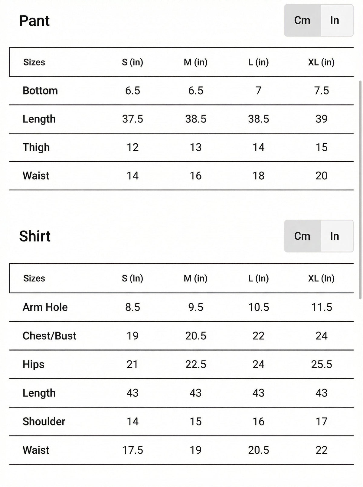 Size chart for Pacific Blue Embroidered Dhanak 3 Piece Kurta Set – Shaila Dhanak